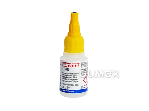 Sekundenkleber Vibra-TITE 1008, 20g, für Metalle, Gummi,Kunststoffe,9-15mPa*s,10-26N/mm2,-55°C/+95°C, 